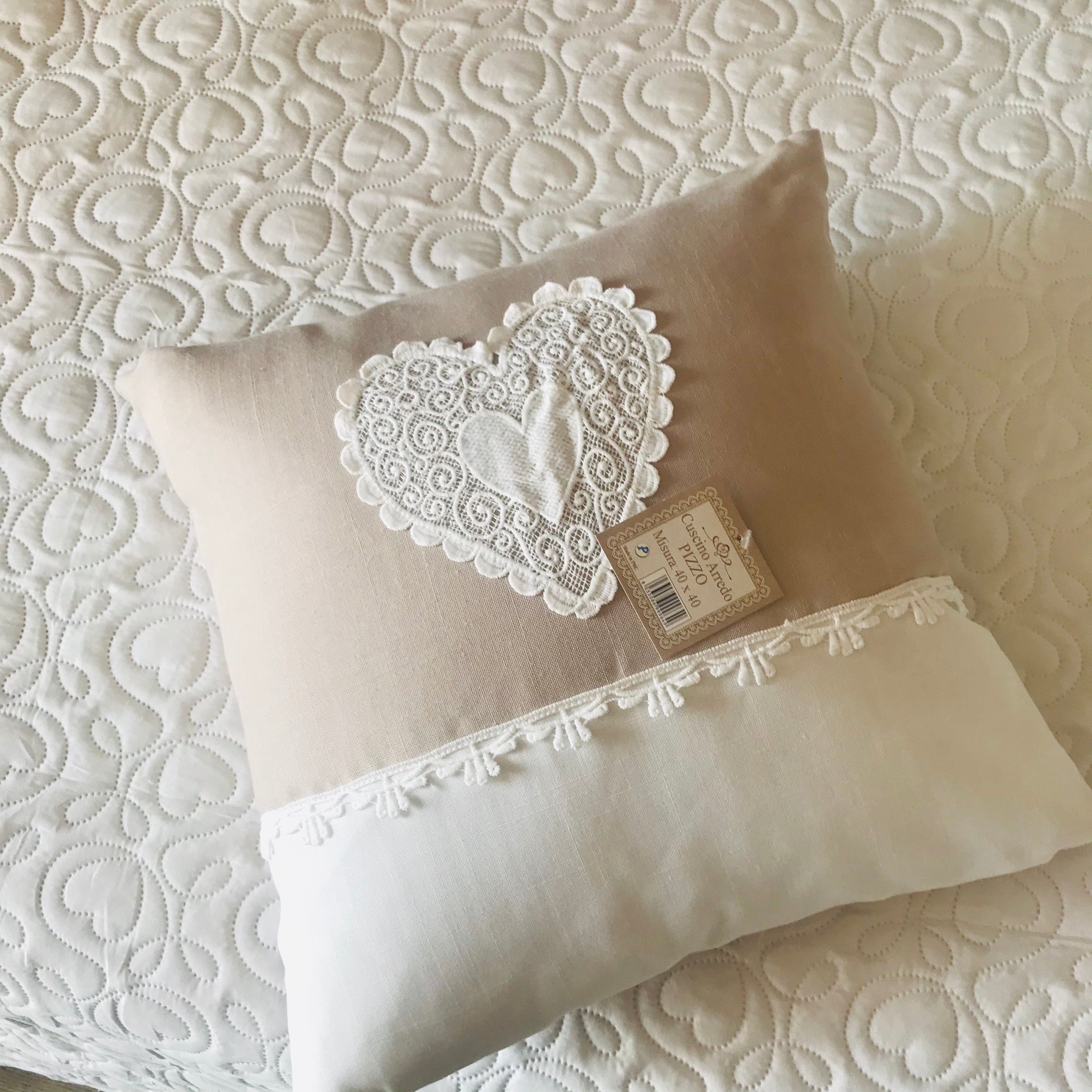 Cuscino Cuore Margherita
