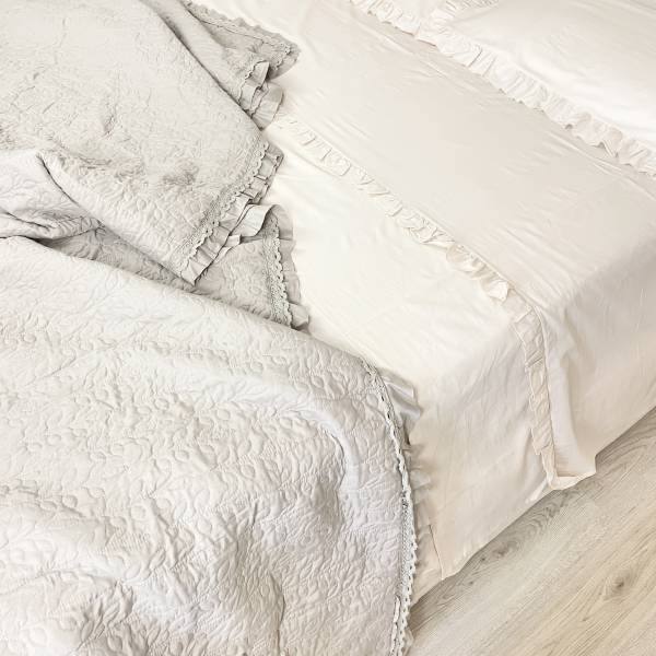 Completo lenzuola Cotton Frill