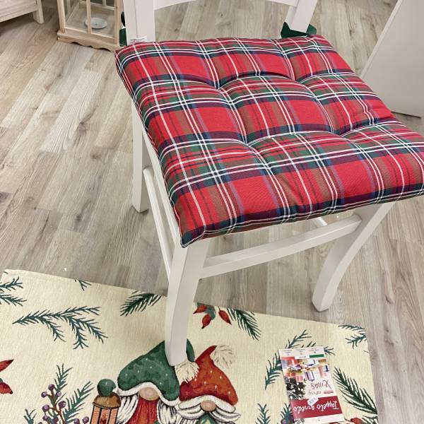 Cuscino sedia Tartan