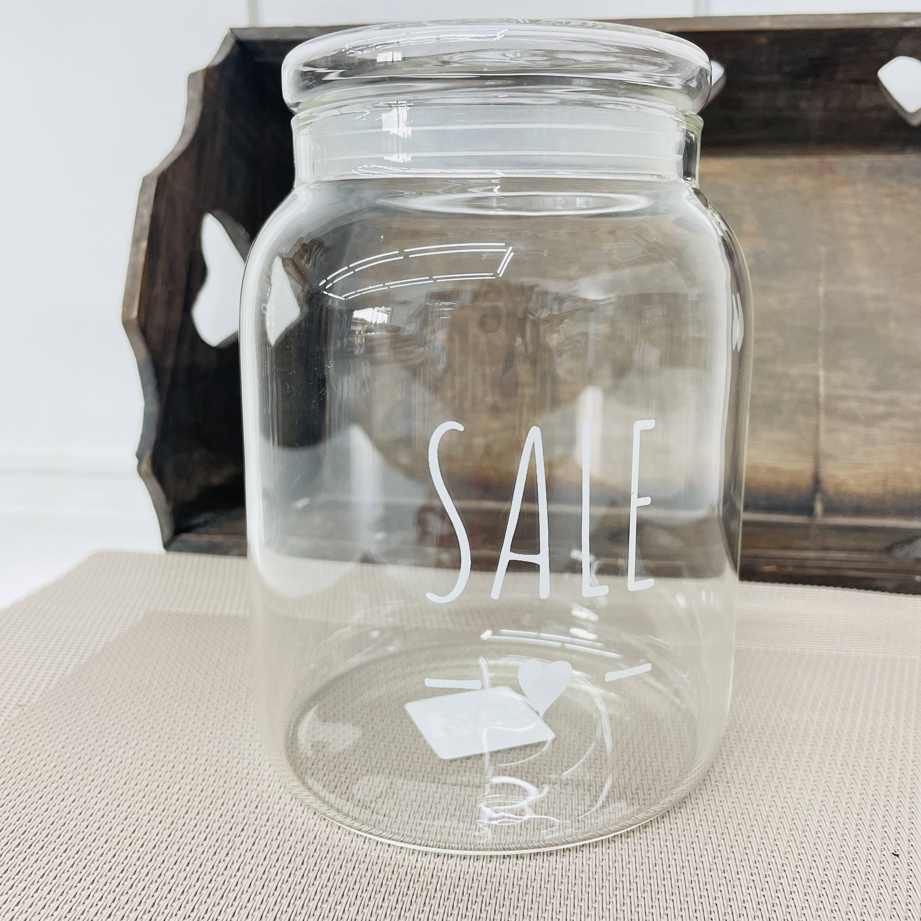 Barattolo in vetro borosilicato Sale by nuvole di stoffa