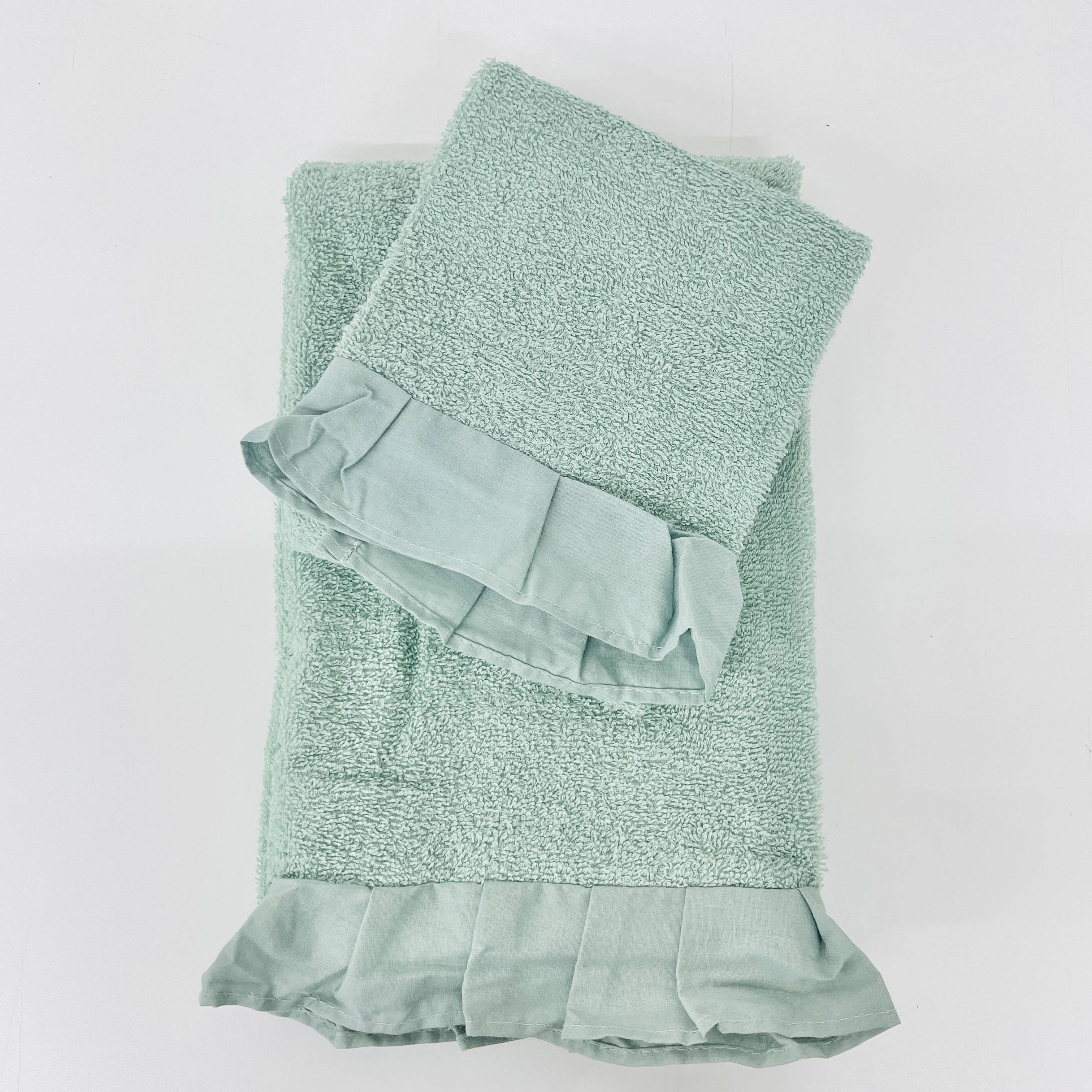 Set di due asciugamani con frill Lollipop