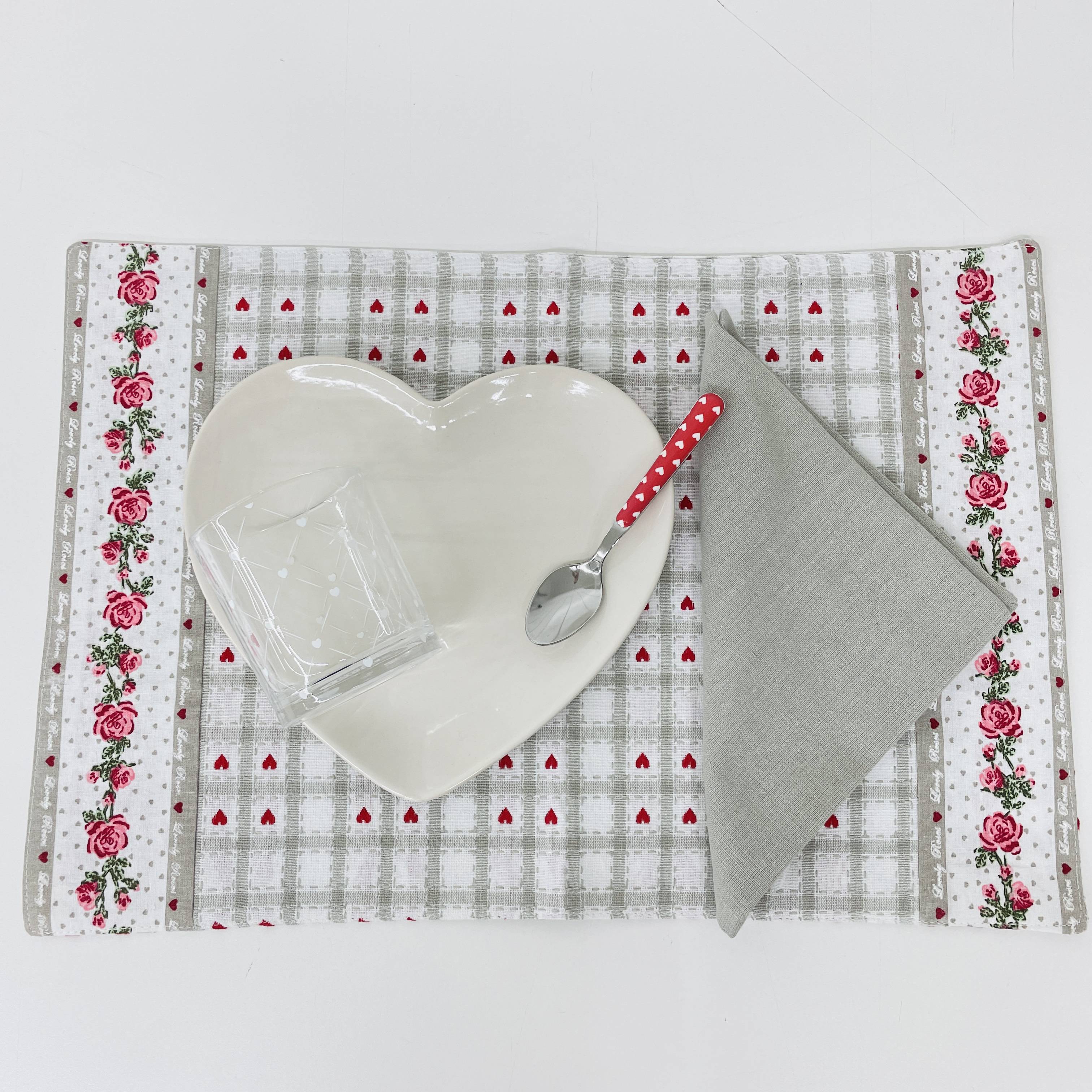 Set americana con tovagliolo linea rosina