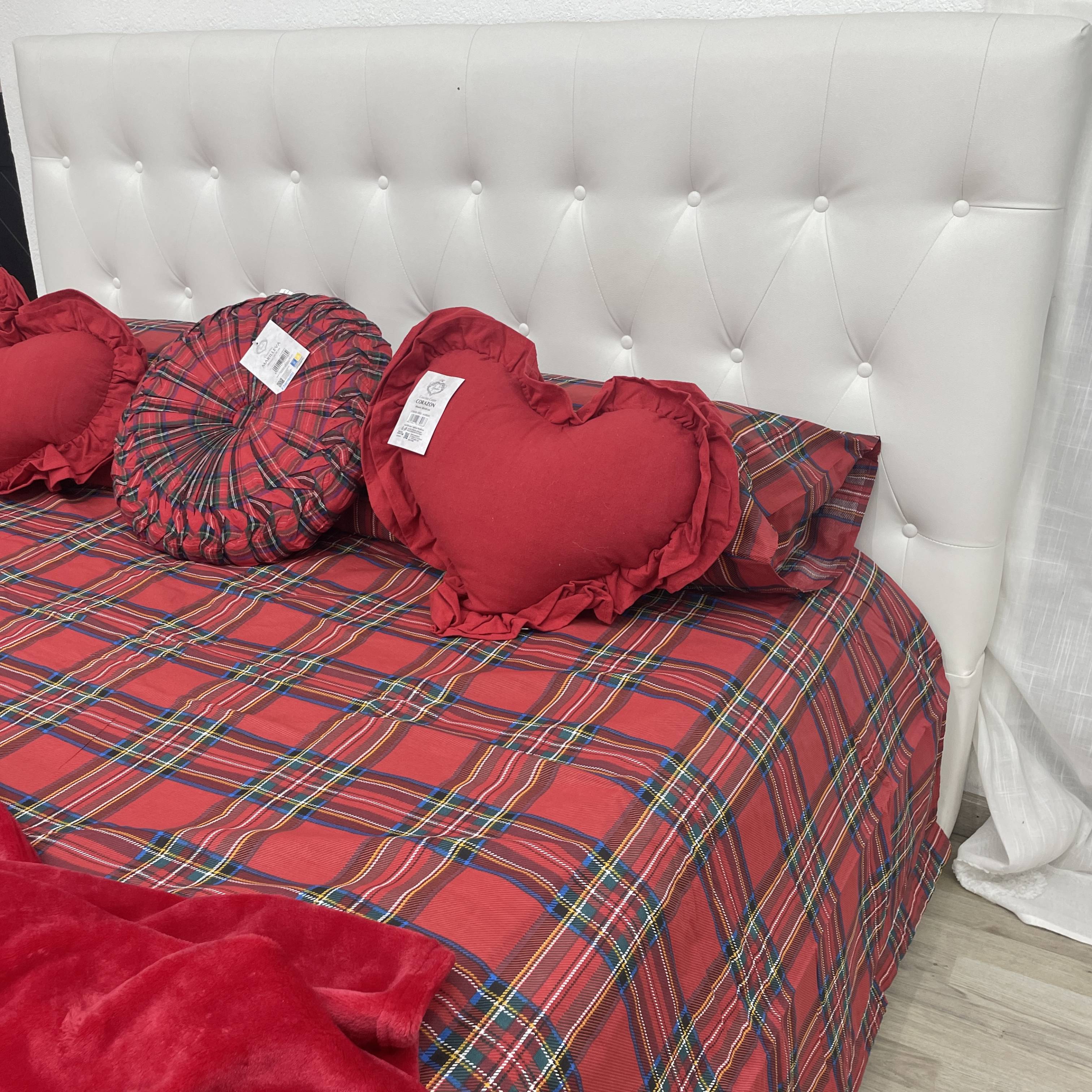 Sacco copripiumino tartan