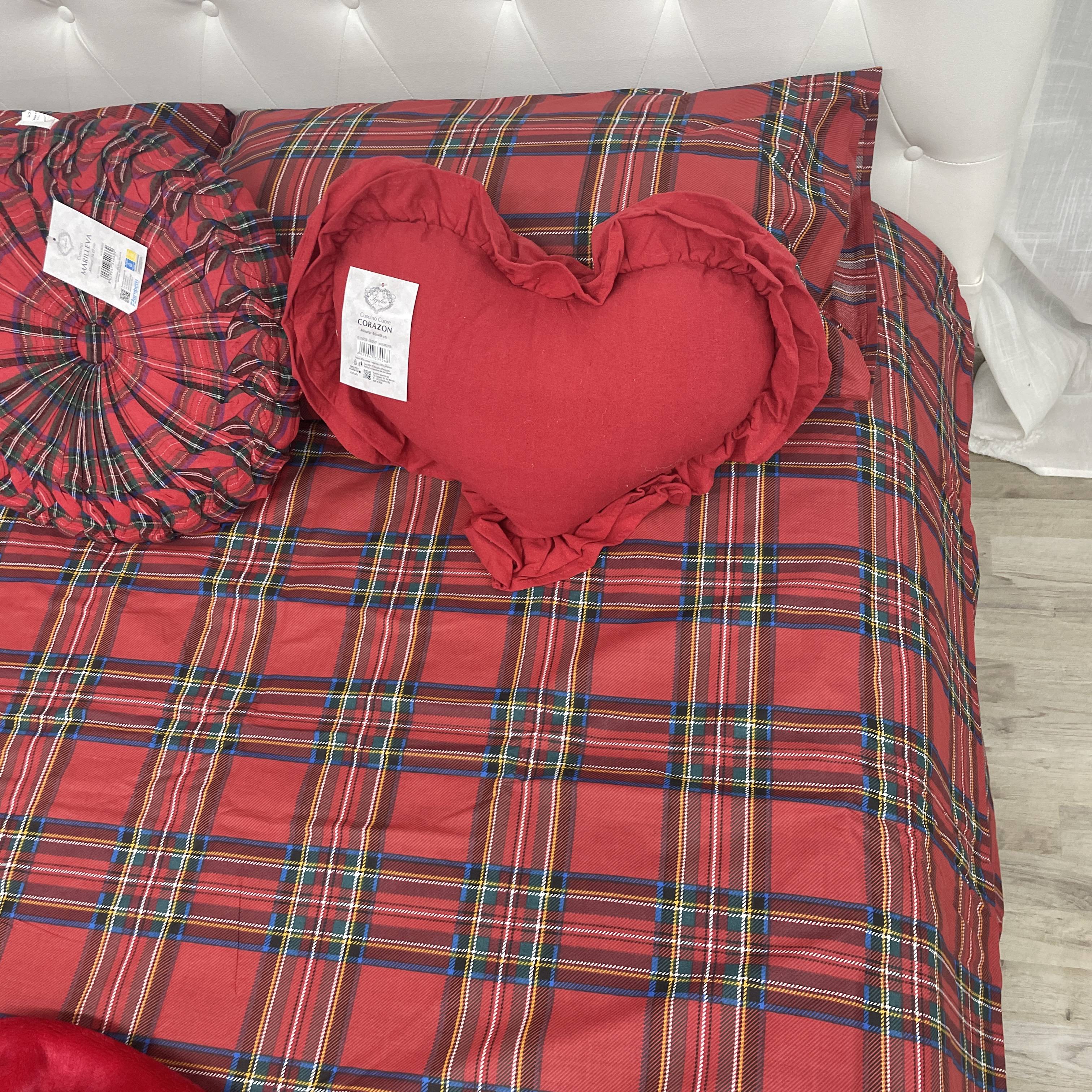 Sacco copripiumino tartan