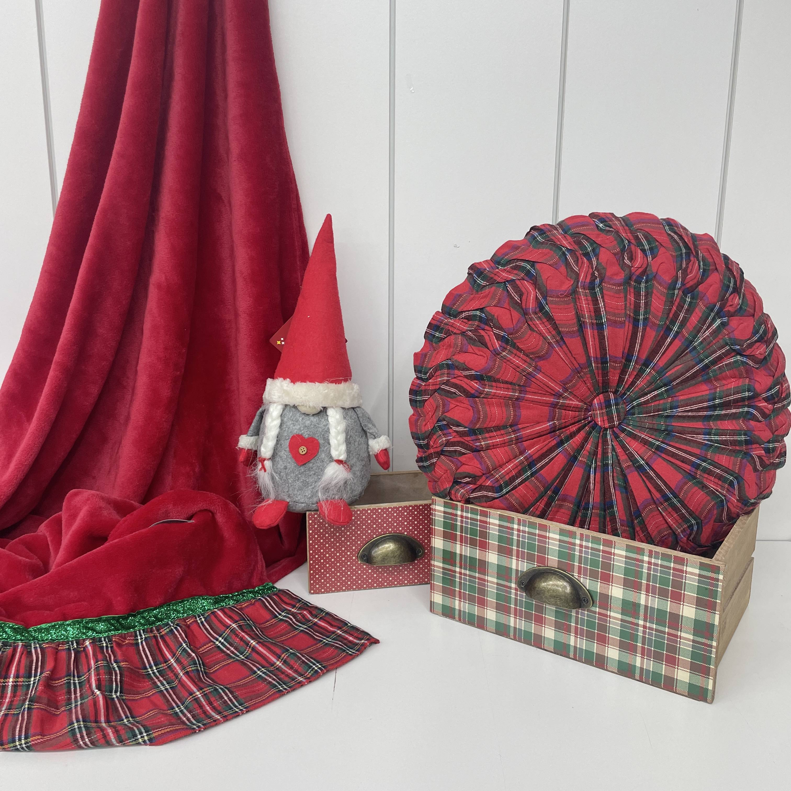 Cuscino tartan circle