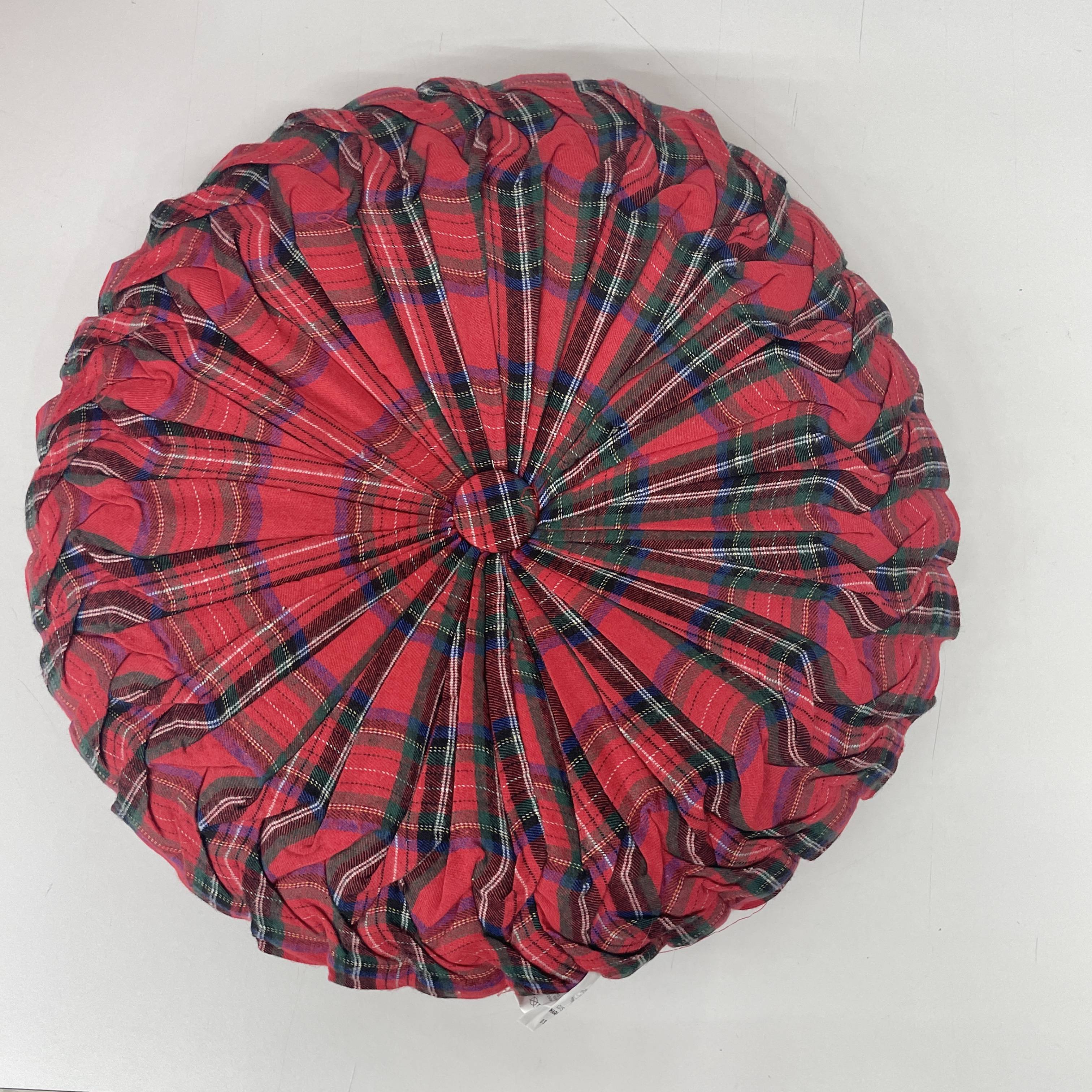 Cuscino tartan circle